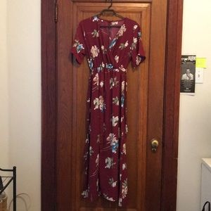 Zaful Floral Maxi Dress